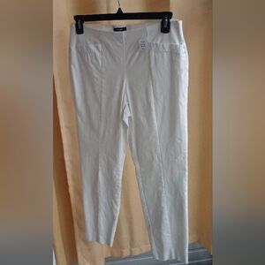 White Slim Fit Pants